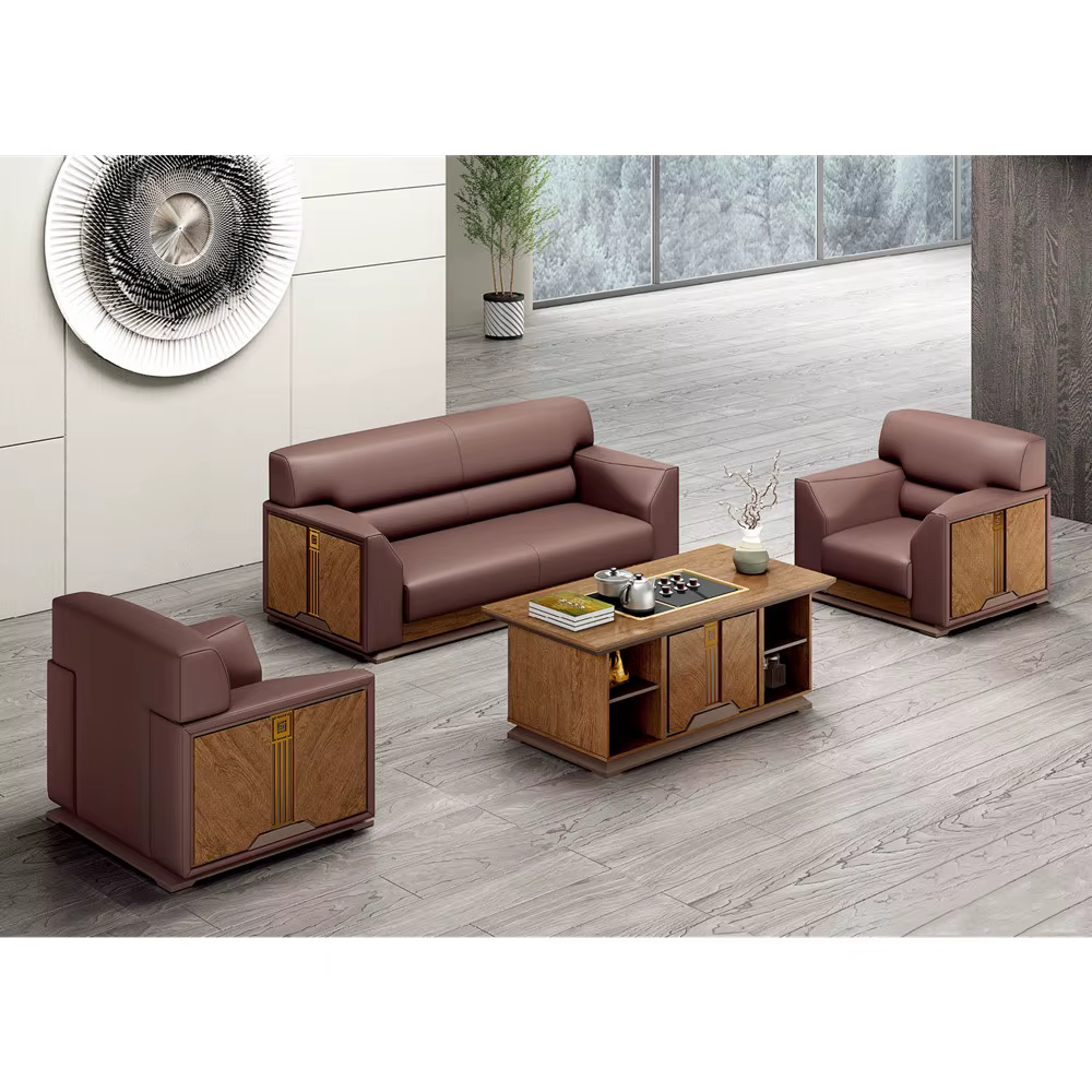 Sofa Set Furniture Office Space PVC