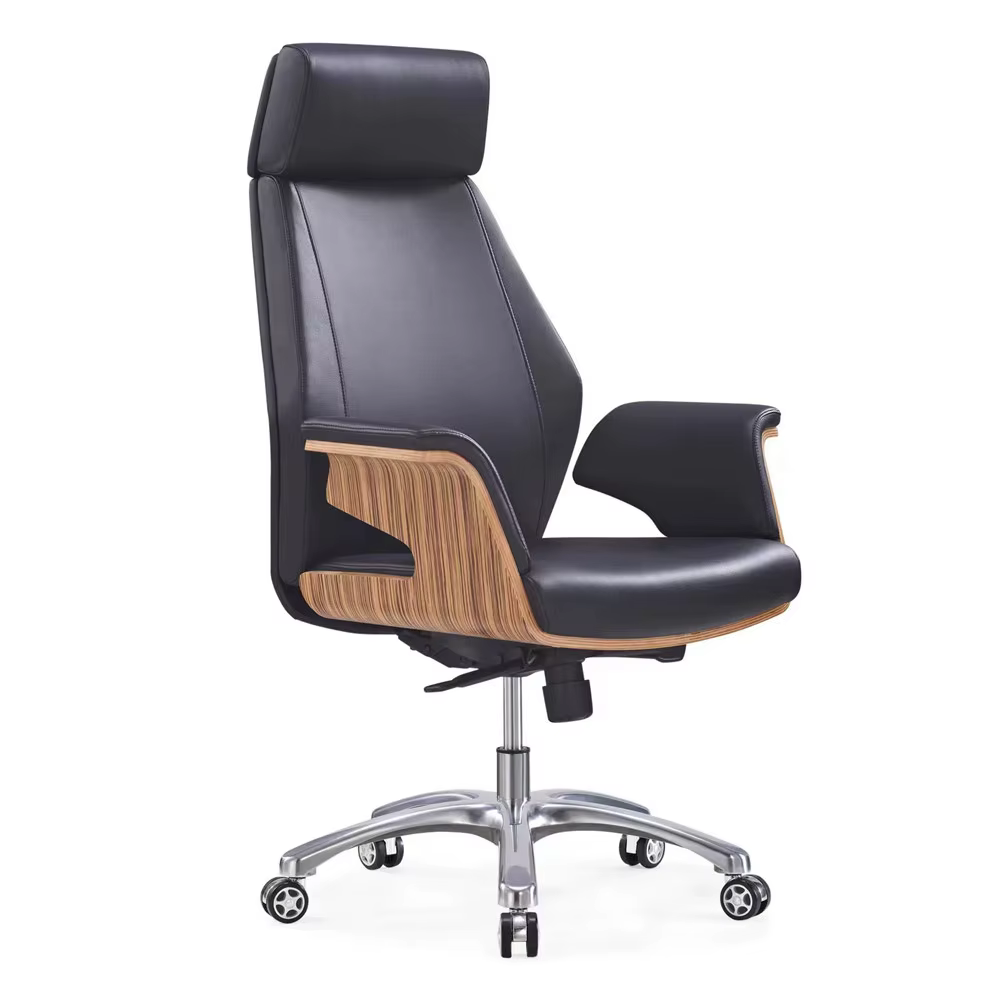 Soft Leather Executive Swivel Office Chair