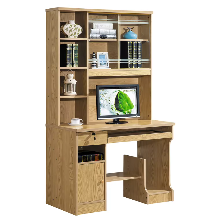 The Modern Furniture Desktop Wooden Computer