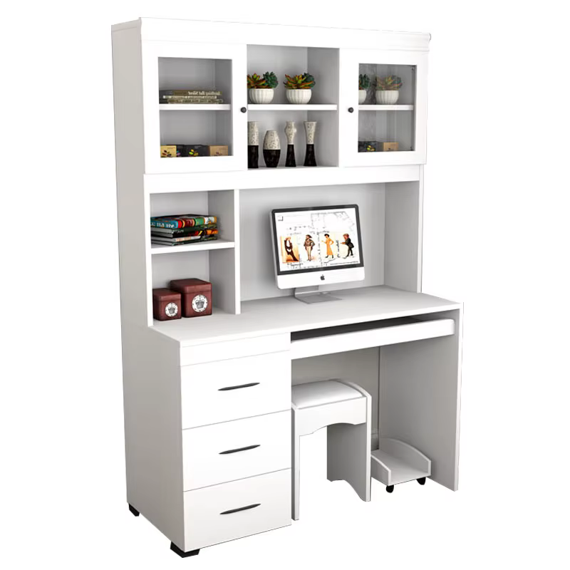 Home Office Standing White Computer Desk