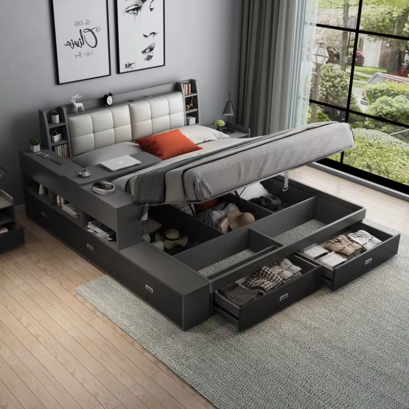 Space Saver Beside Table Hydraulic Storage