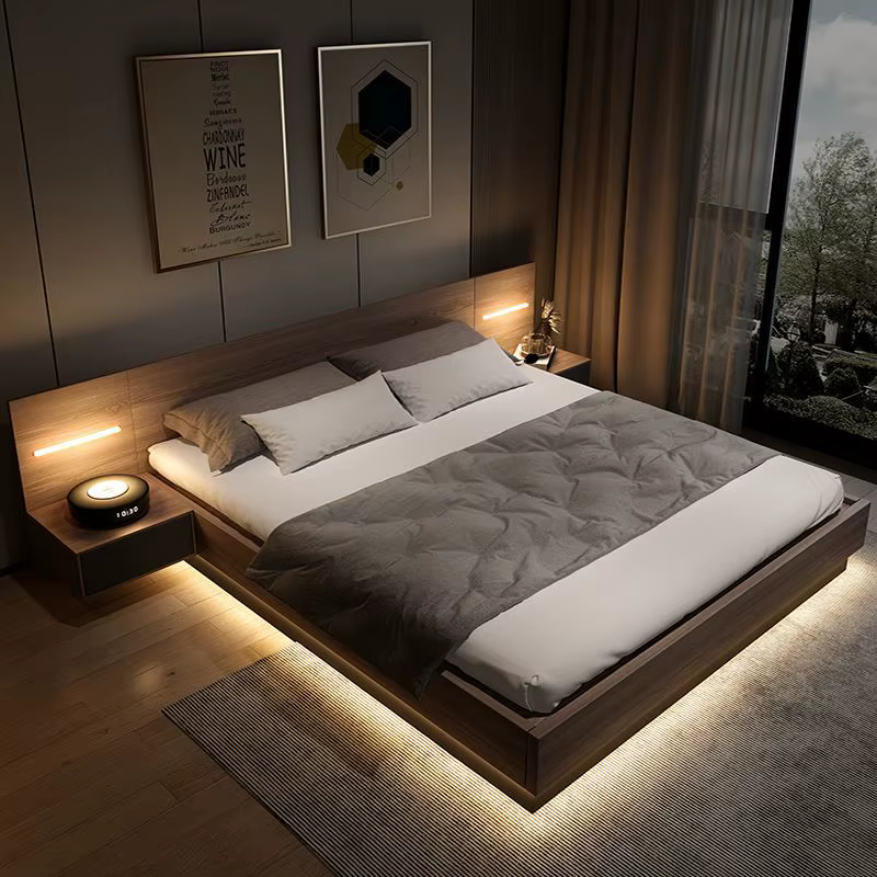 Save Space Bedroom Multifunction Storage Wooden