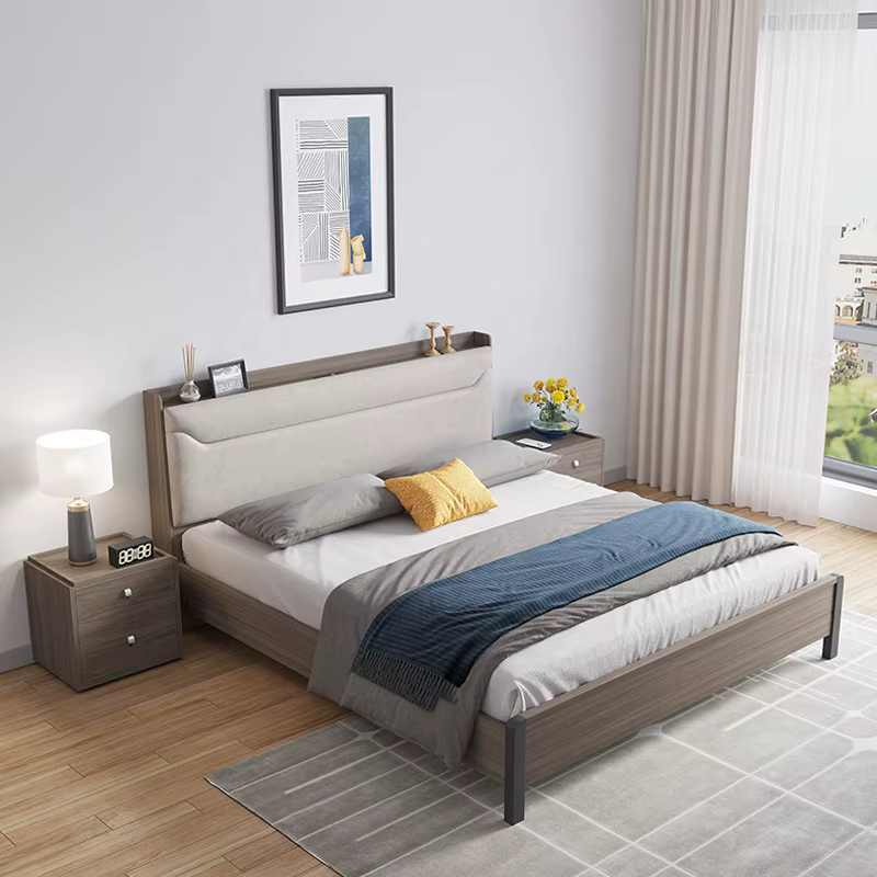 Super Hotel Minimalist Upholstered Storage Double