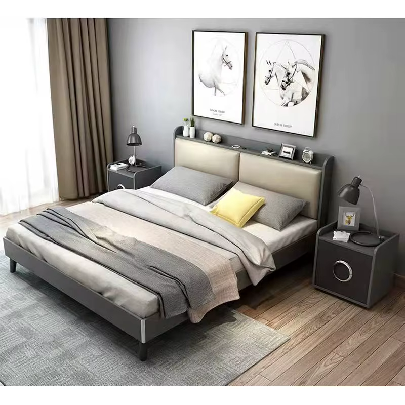 Modern 2022 Latest Upholstered Frame Double