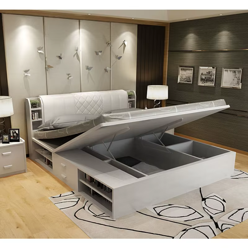 New Designed Panel Wooden King Size