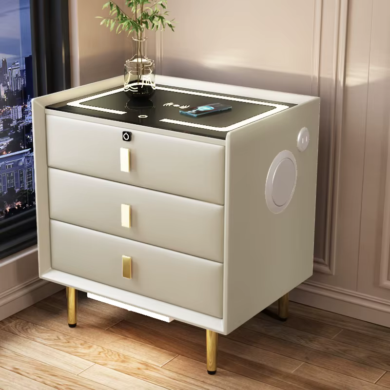 Double Side Table Minimalist Rechargeable Furniture