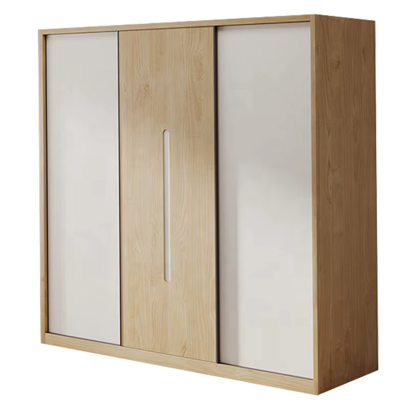 Wooden Sliding Door Melamine Walkin Armoire