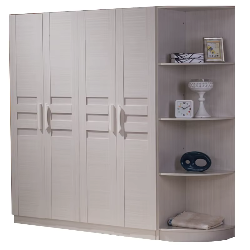 Bedroom Wooden Wardrobe Clothes Cabinet Morden