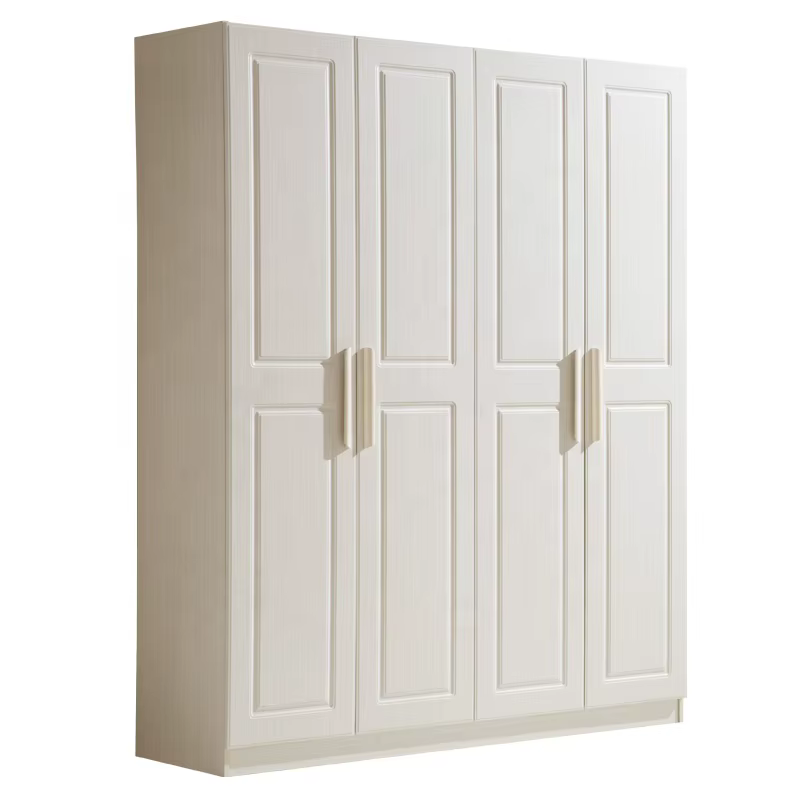 Four Door Girls Wardrobe Closet White