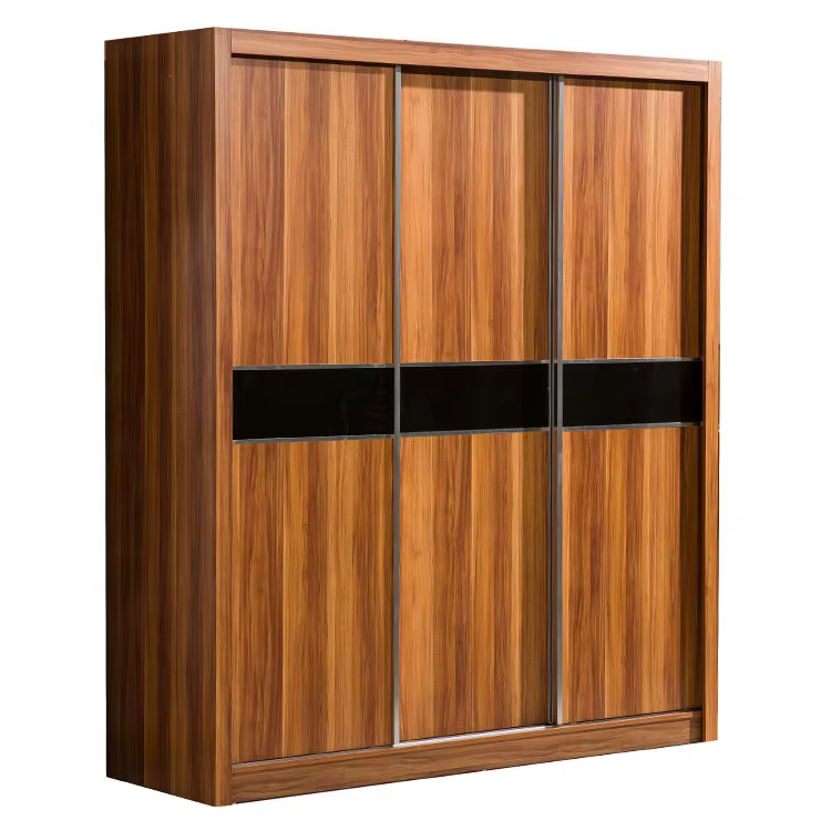 L Shaped Bedroom 3 Door Sliding