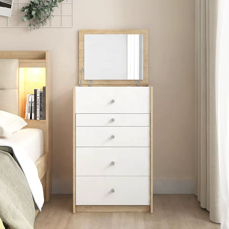 Wooden Set Modern Girls Nordic Console