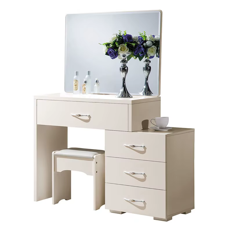 Wooden White Dresser 3 Drawer With