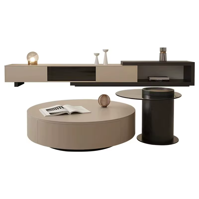 Tempered Extendable Living Room Small Tea