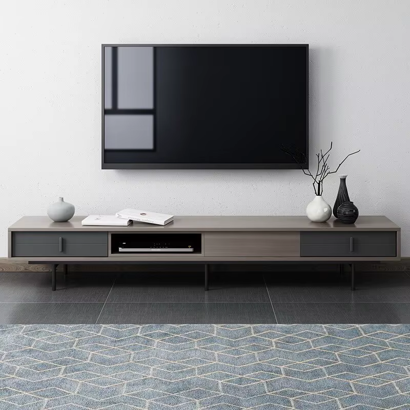 Showcase Rack Mdf Nordic Free Standing