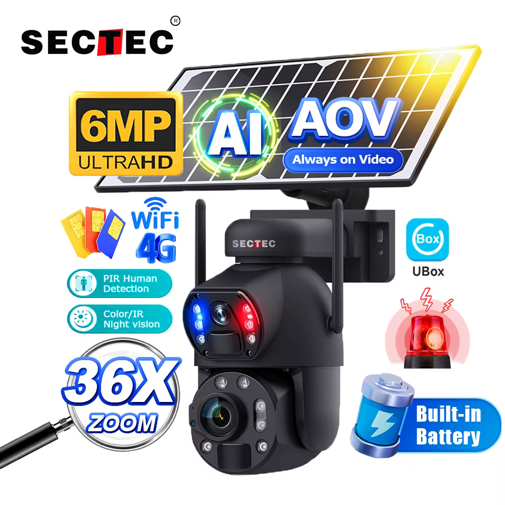AOV Solar Powered WIFI 4G SIM