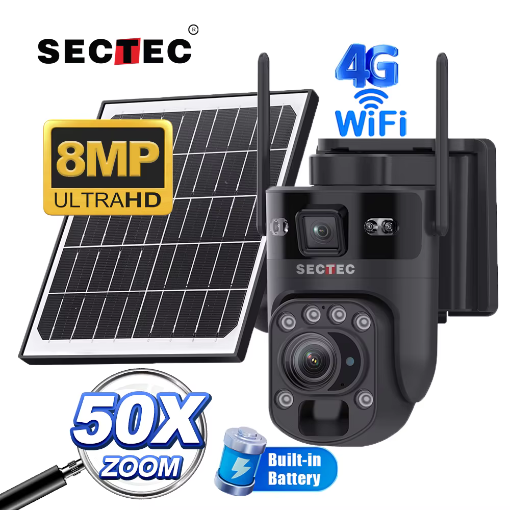 Sectec 4K 50X Zomm Dual Lens