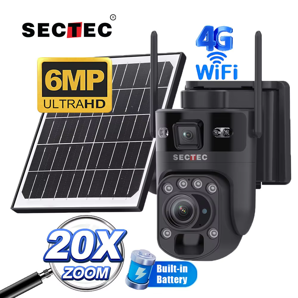 20X Big Optical Zoom 4G Solar