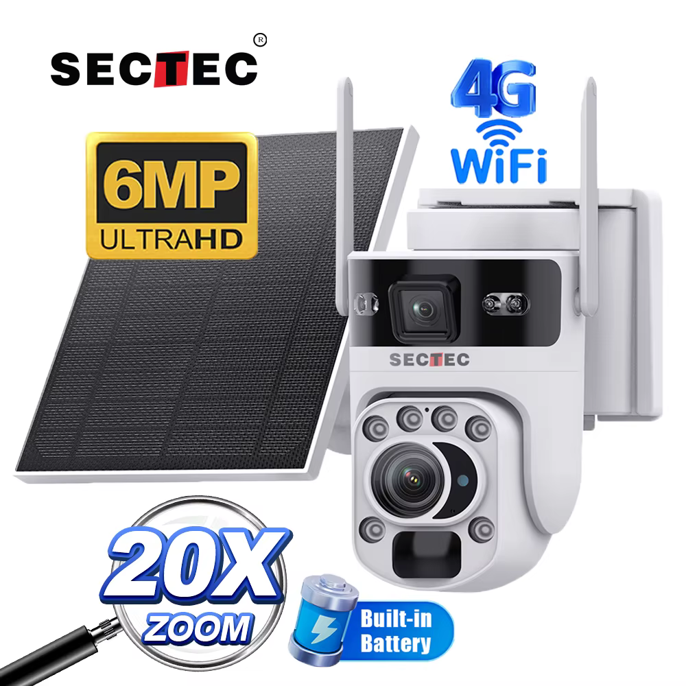 SECTEC 20X Zoom Dual Solar Battery