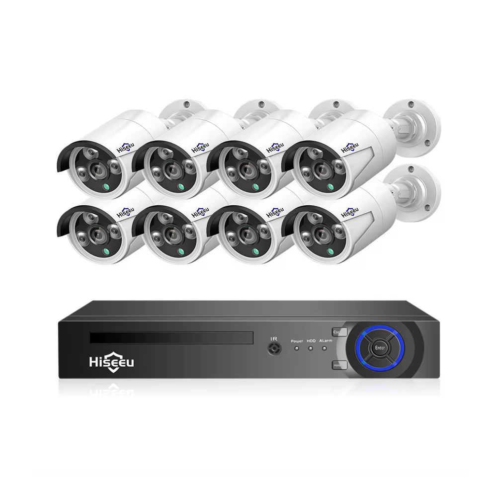 Hiseeu 5MP 8 Channel POE NVR