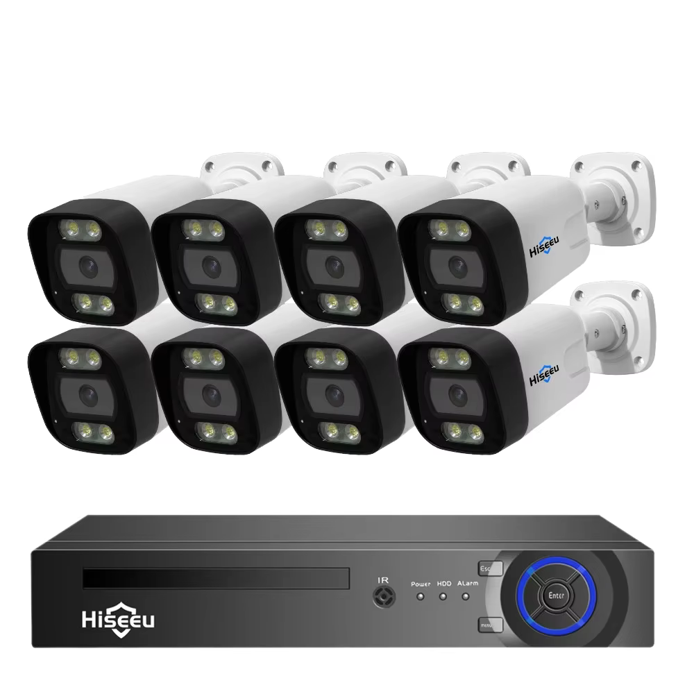 Hiseeu IP67 Waterproof 8Pcs 16CH Nvr