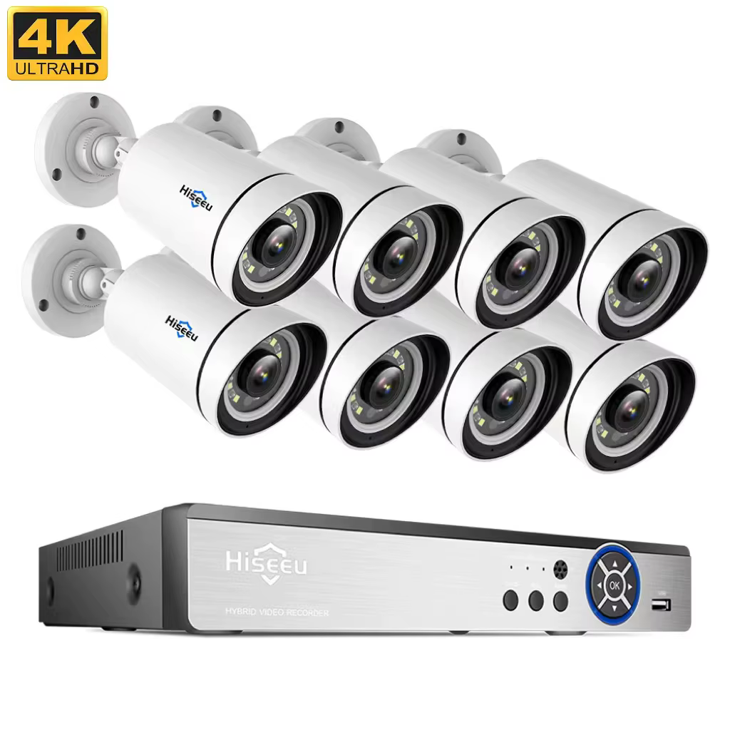 Hiseeu 8MP 4K IP66 Full Color
