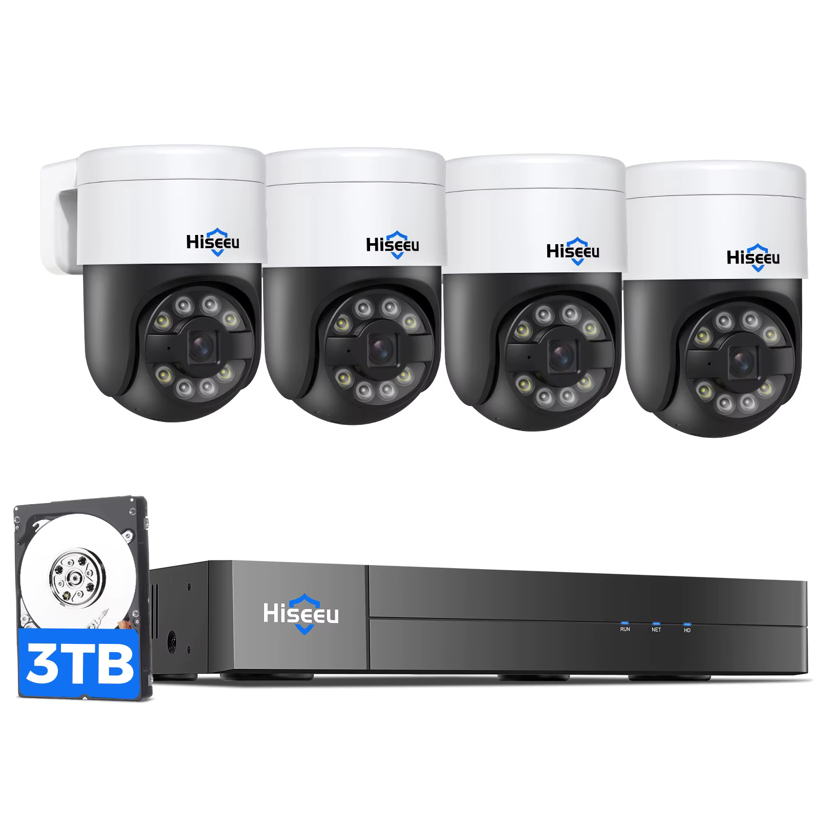Hiseeu IP66 16CH Two Way Audio
