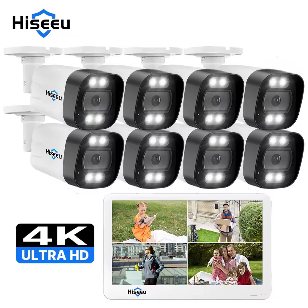 Hiseeu 4K 12 Lin Monitor IP66