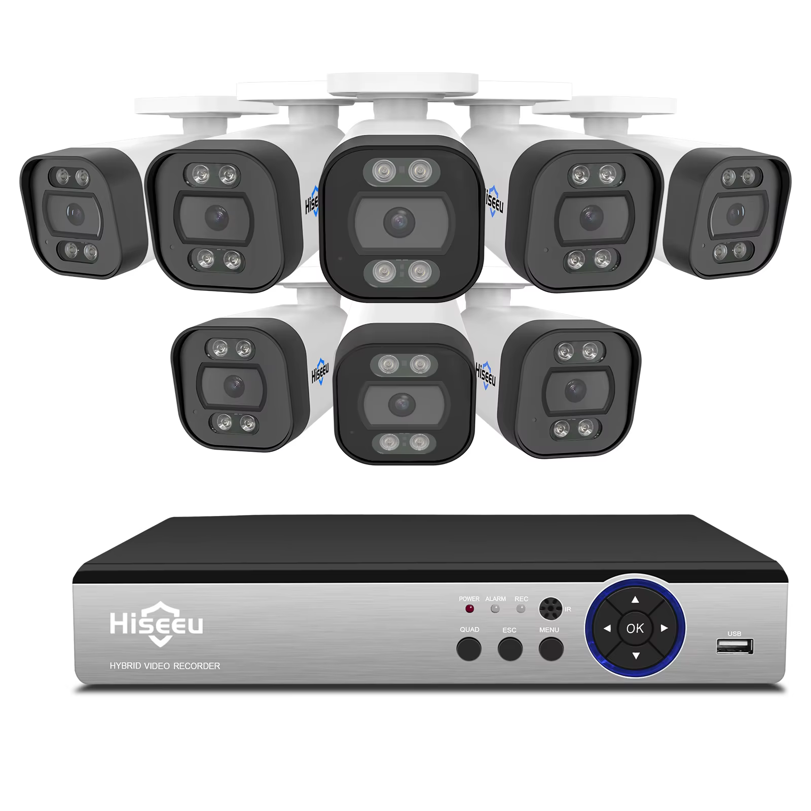 4K 8MP H 265 PoE 8
