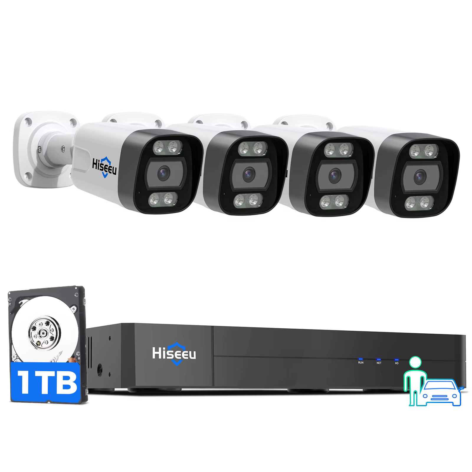 Hiseeu POE IP 5MP 2K 1THard