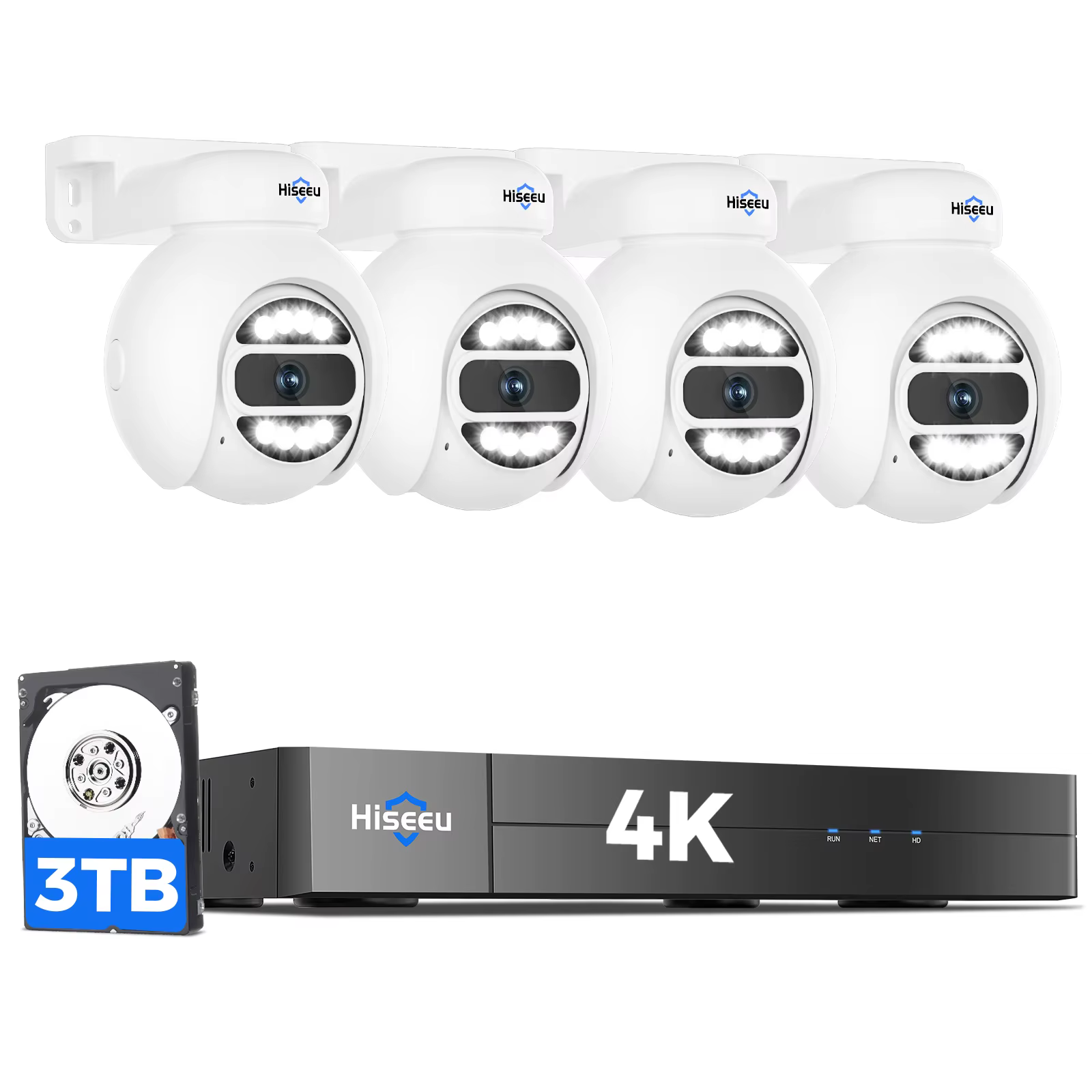 Hiseeu Automatic Tracking 5mp Poe Nvr