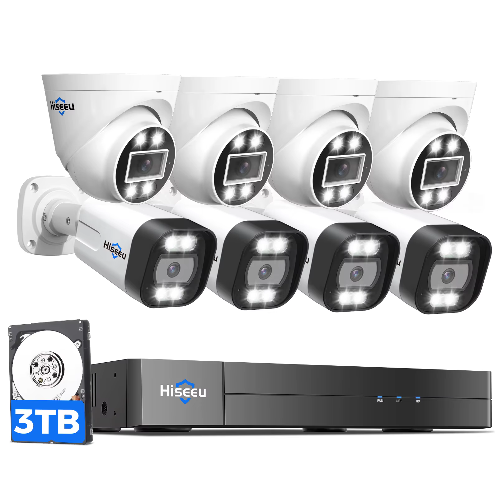 2 Way Audio 4K 8MP PoE