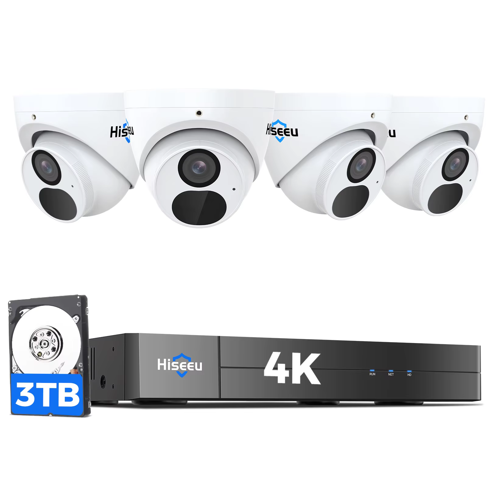 Hiseeu 4K 16Channel NVR 8MP Security