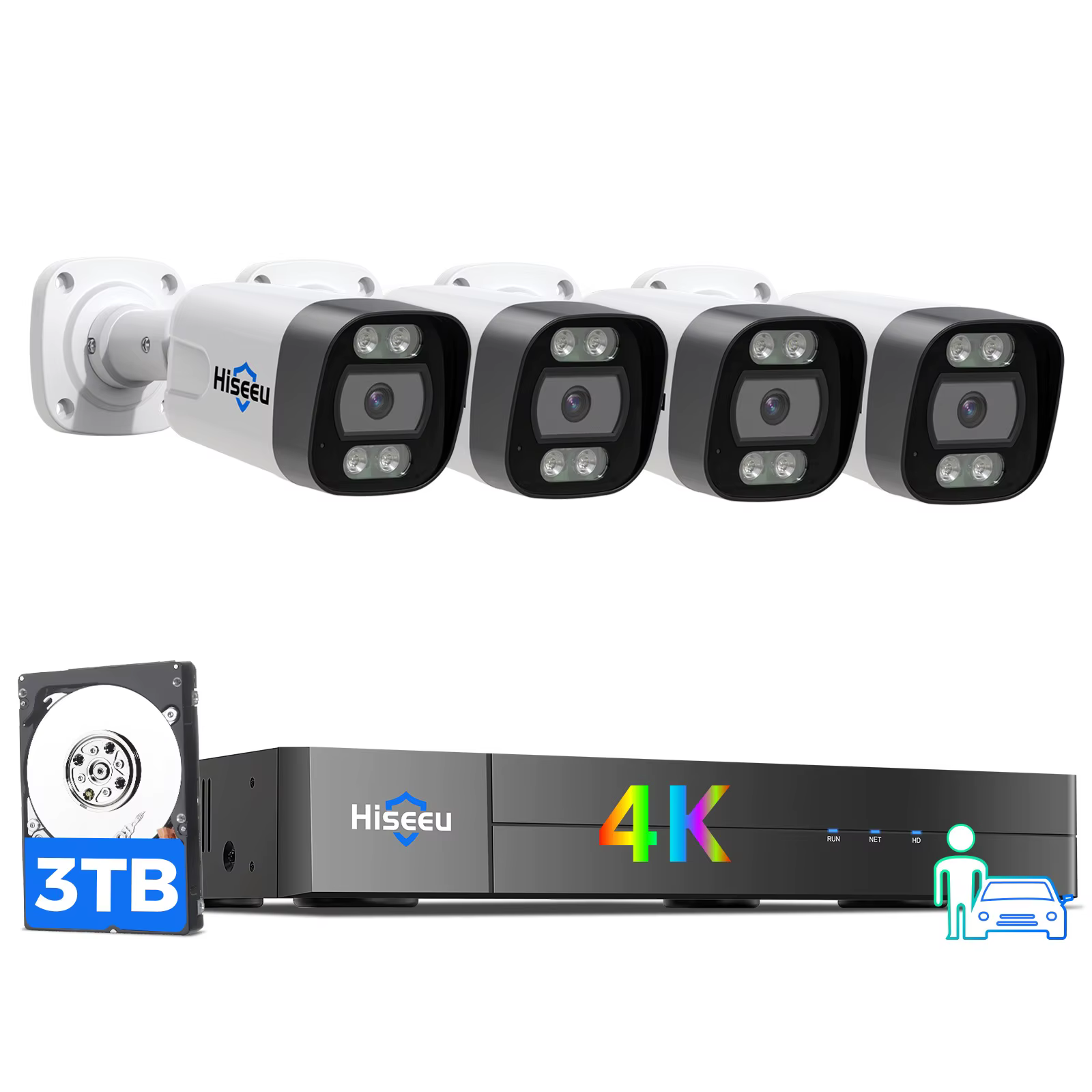 4K Color Night Vision H 265