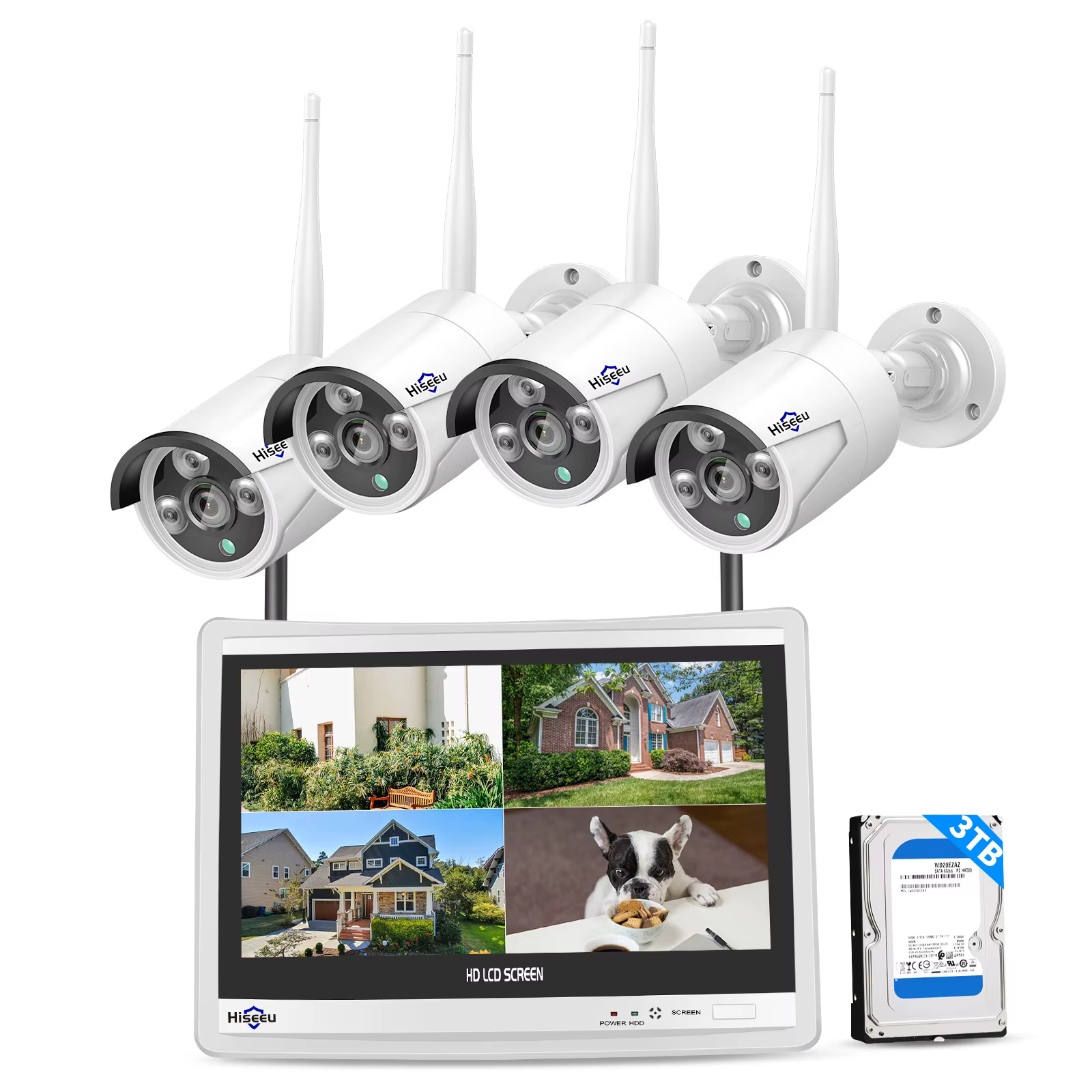 12inch LCD Monitor Bullet 3MP P2p