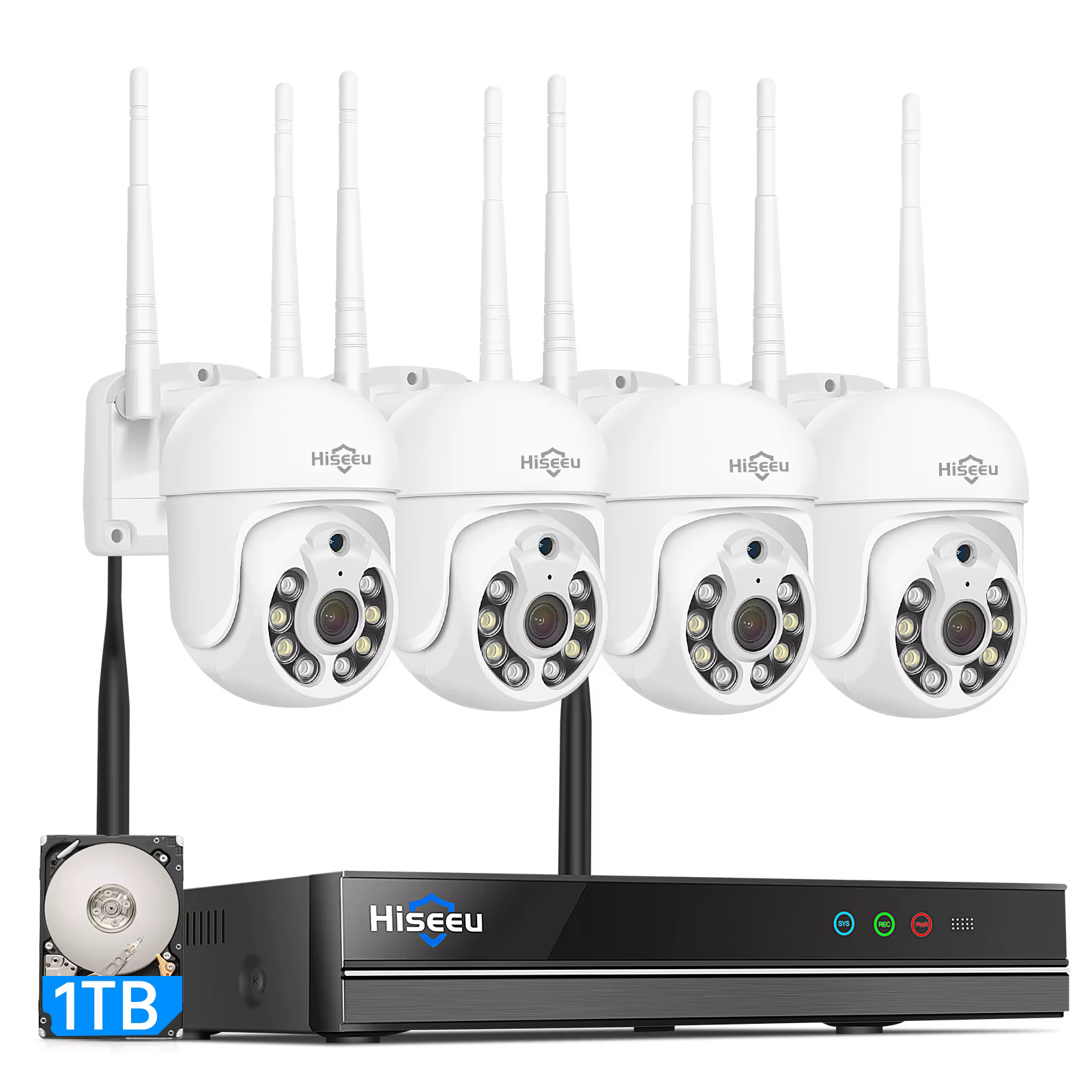 Hiseeu 5MP H 265 Outdoor Panoramic