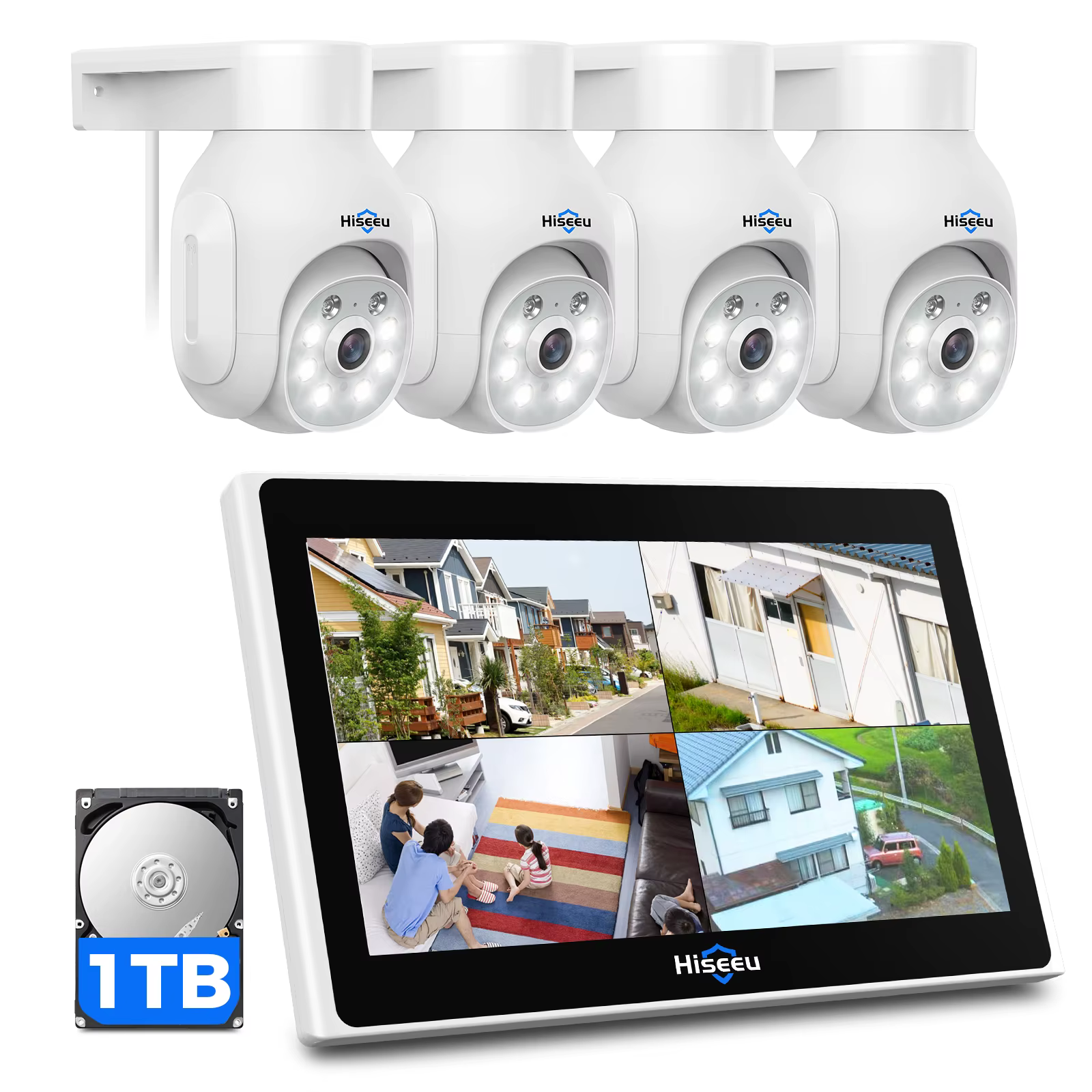 Wireless 10 Inch LCD 5MP Long