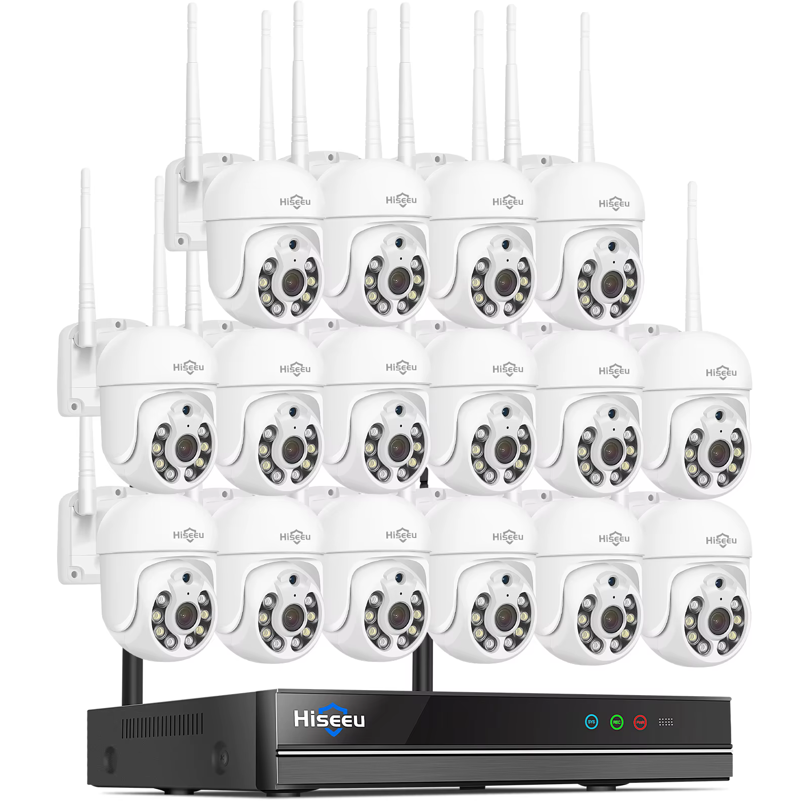Hiseeu 16CH 5MP Wireless Cctv Kit