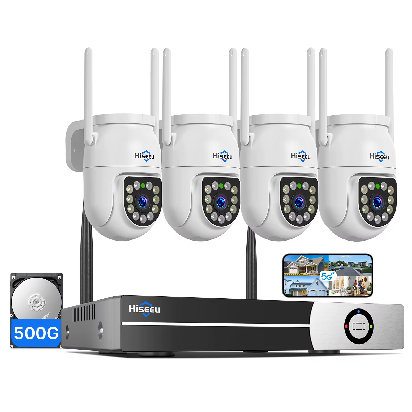 3MP H 265 Wireless WiFi P2P