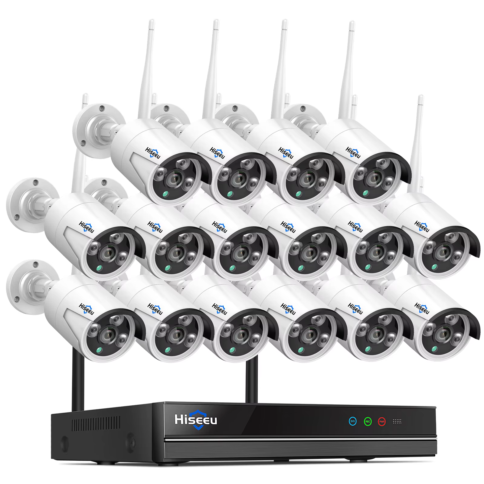 Hiseeu 5MP H 265 Surveillance NVR