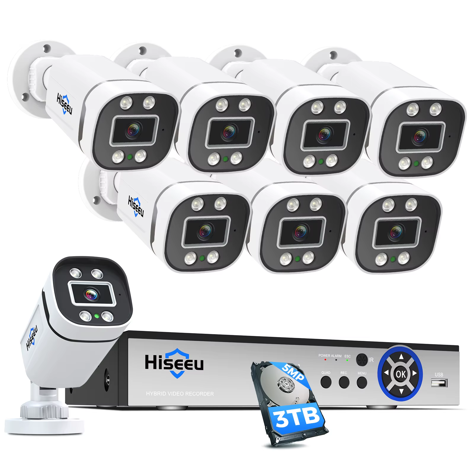 Hiseeu Best Selling AHD 5MP HD