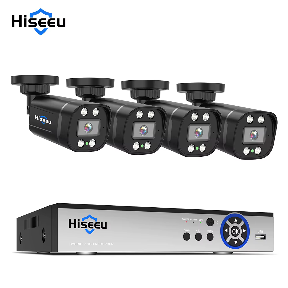 Hiseeu 5MP 4 Channel AHD 5