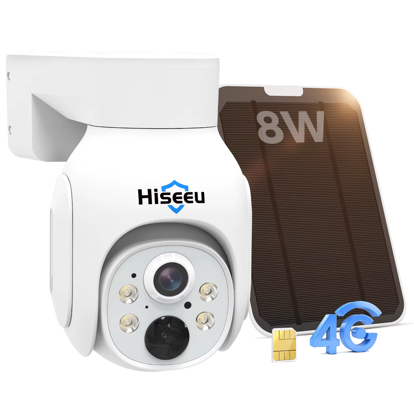 Hiseeu Solar Camera Ubox Cctv Cam
