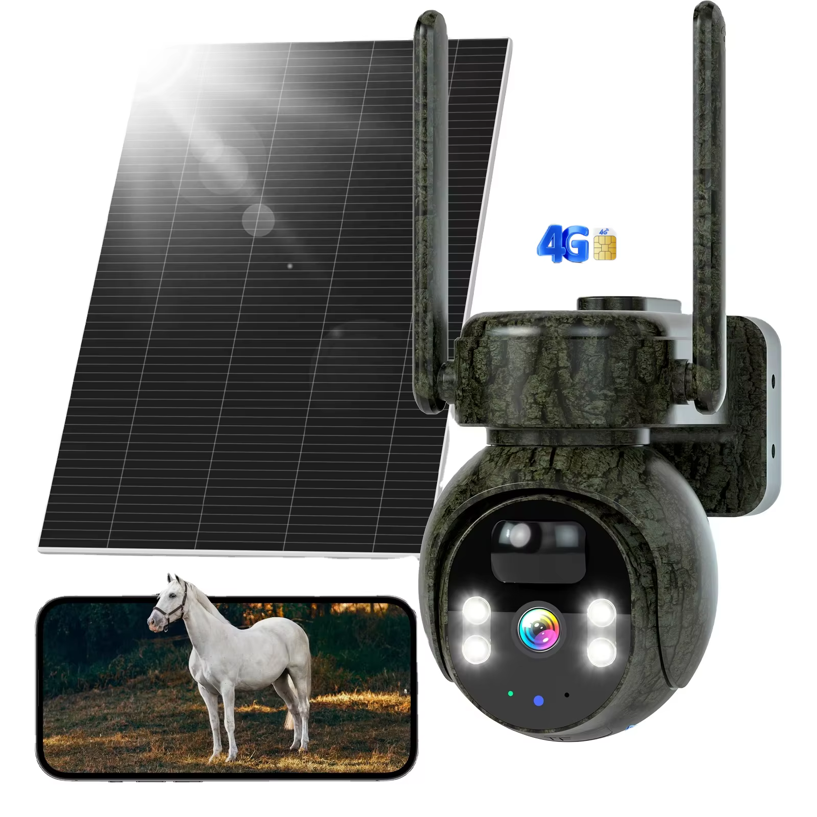 Hiseeu 4G Outdoor Powered Cellular Security