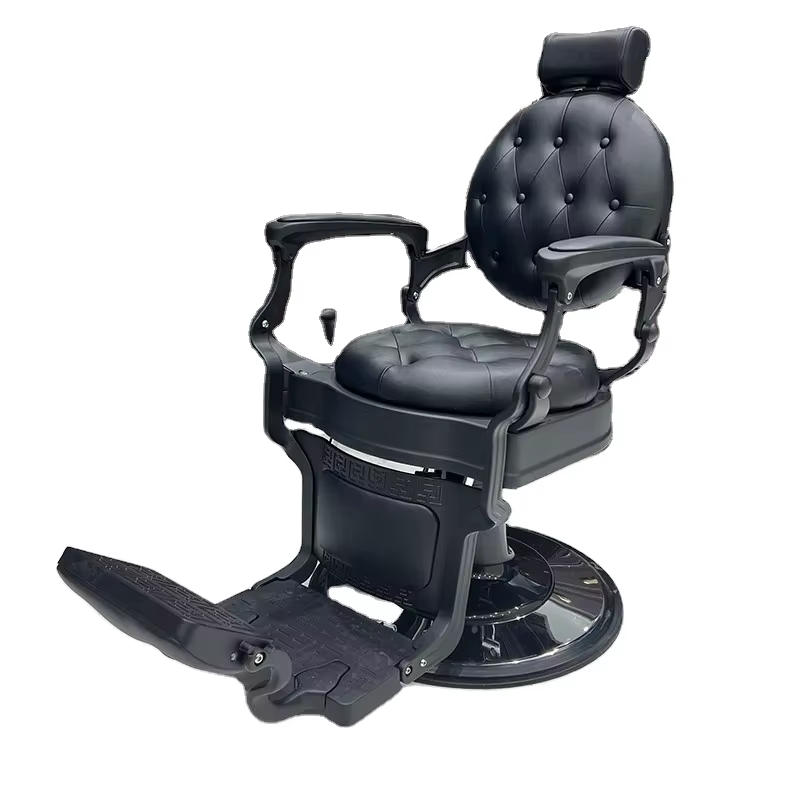 Classic Vintage Barber Chair With Soft
