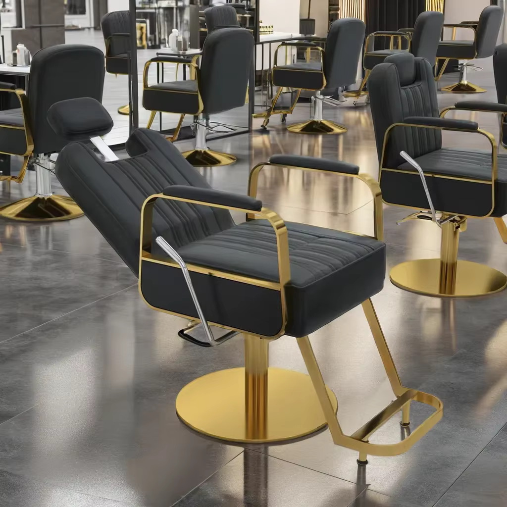 High Quality PU Metal Barber Chair