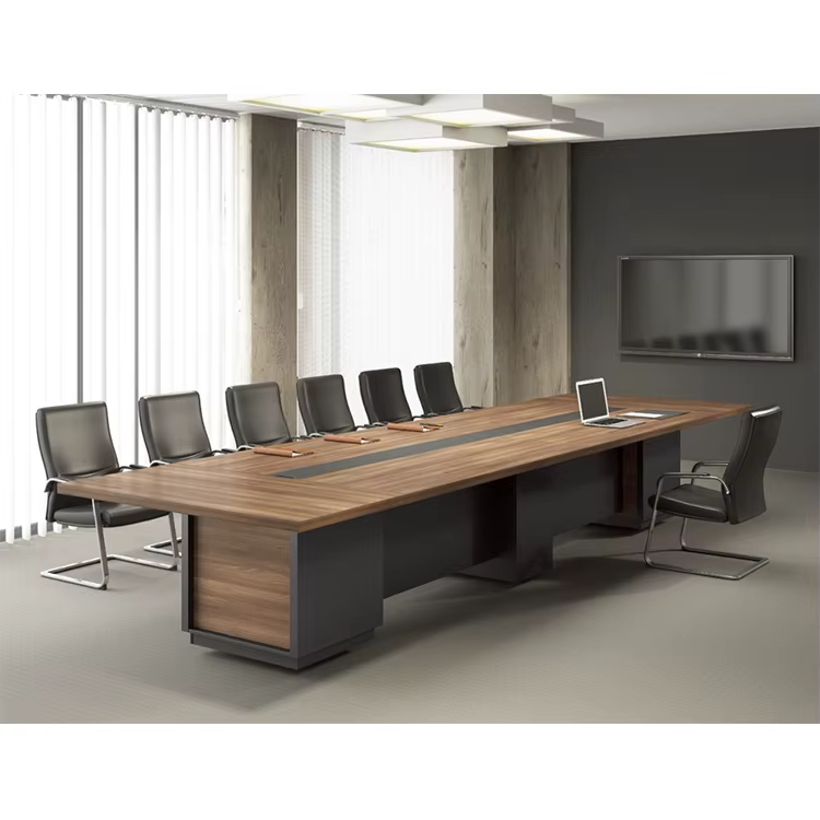 Meeting Room Furniture Black Wood Meeting