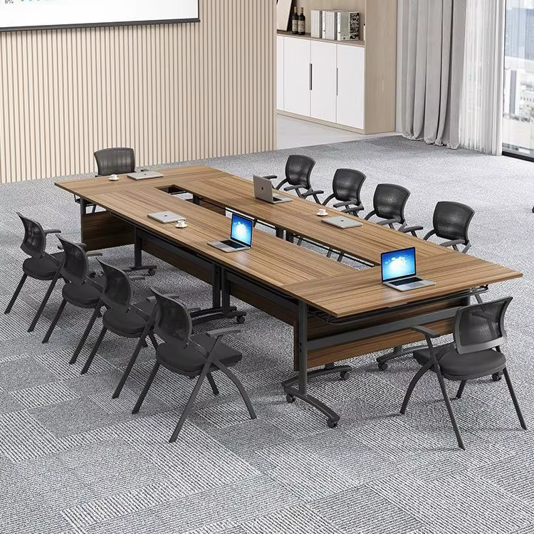 Long Table Training Desk Chair Combination