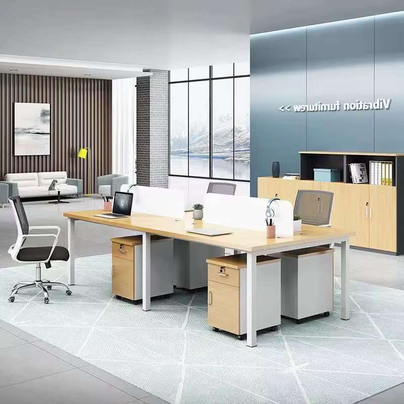 New Design Office Wood Metal Workstation