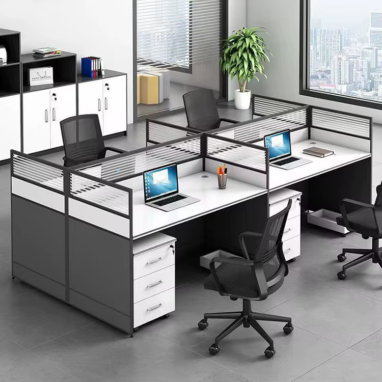 4 Seater Work Bench Modular Office