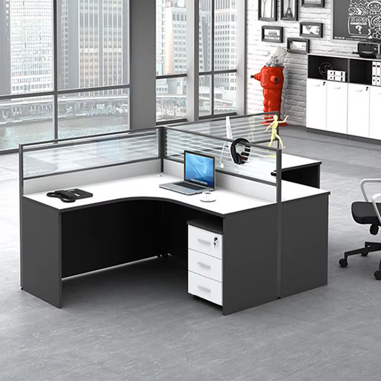 Modular T Shaped Office Staff Table